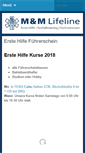 Mobile Screenshot of mum-lifeline.de